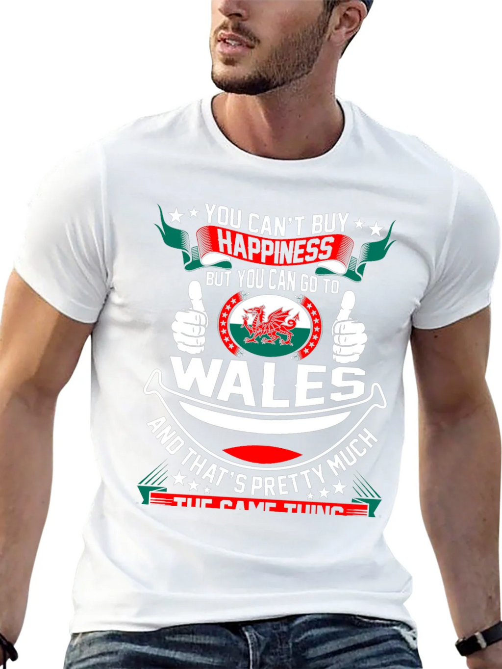 Wales Happiness T-Shirt - Funny Welsh Pride Tee product image 10