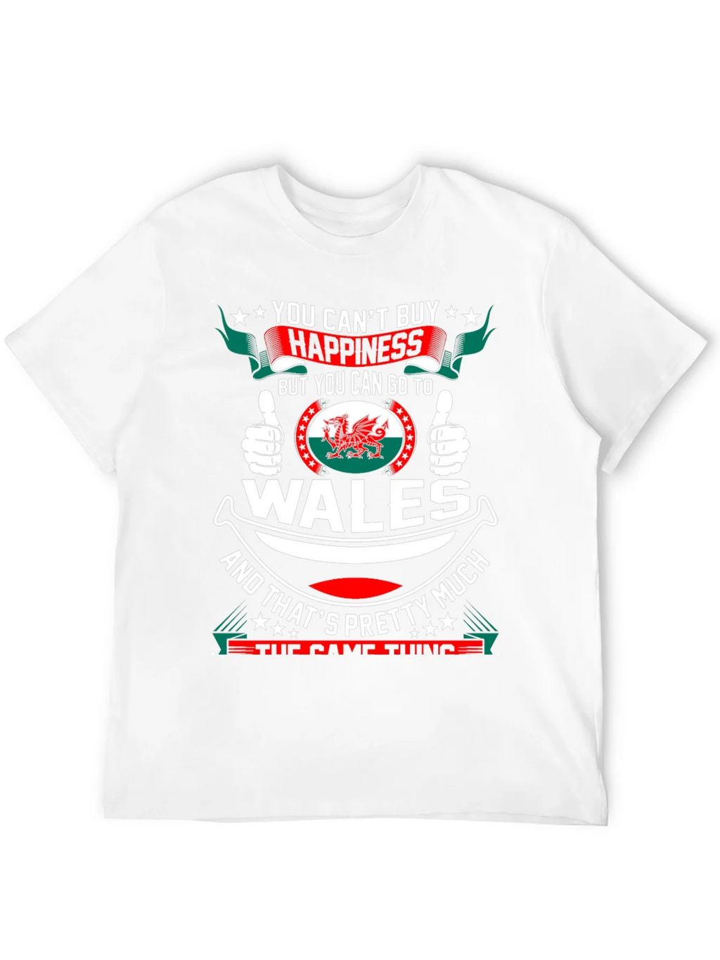 Wales Happiness T-Shirt - Funny Welsh Pride Tee product image 9