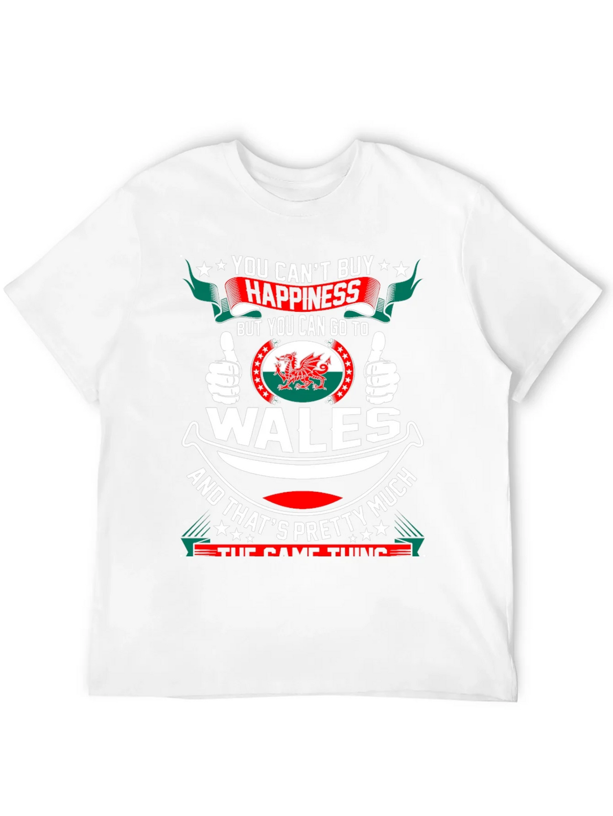 Wales Happiness T-Shirt - Funny Welsh Pride Tee product image 9