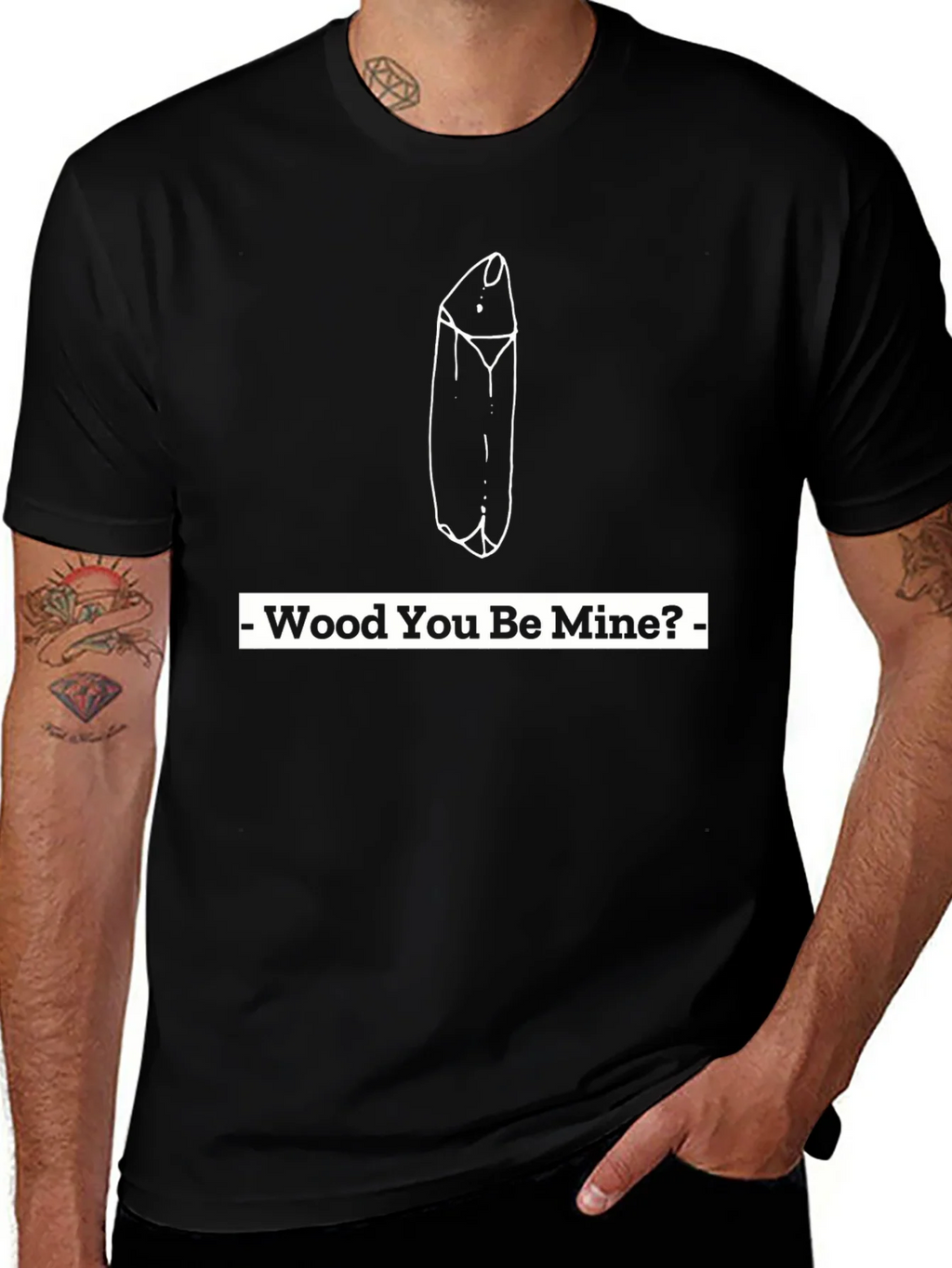 Wood You Be Mine? Graphic Tee product image 1