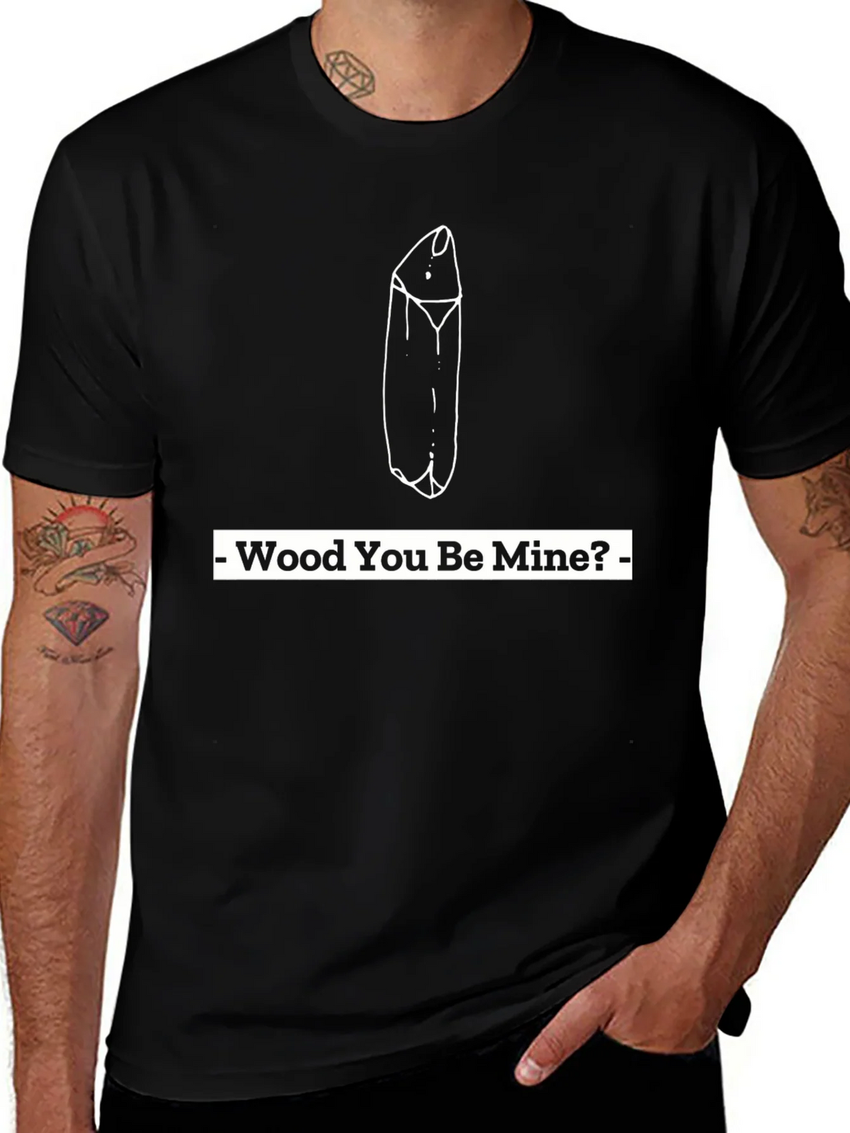 Wood You Be Mine? Graphic Tee product image 1