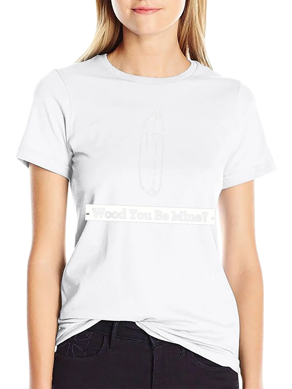 Wood You Be Mine? Graphic Tee product image 8