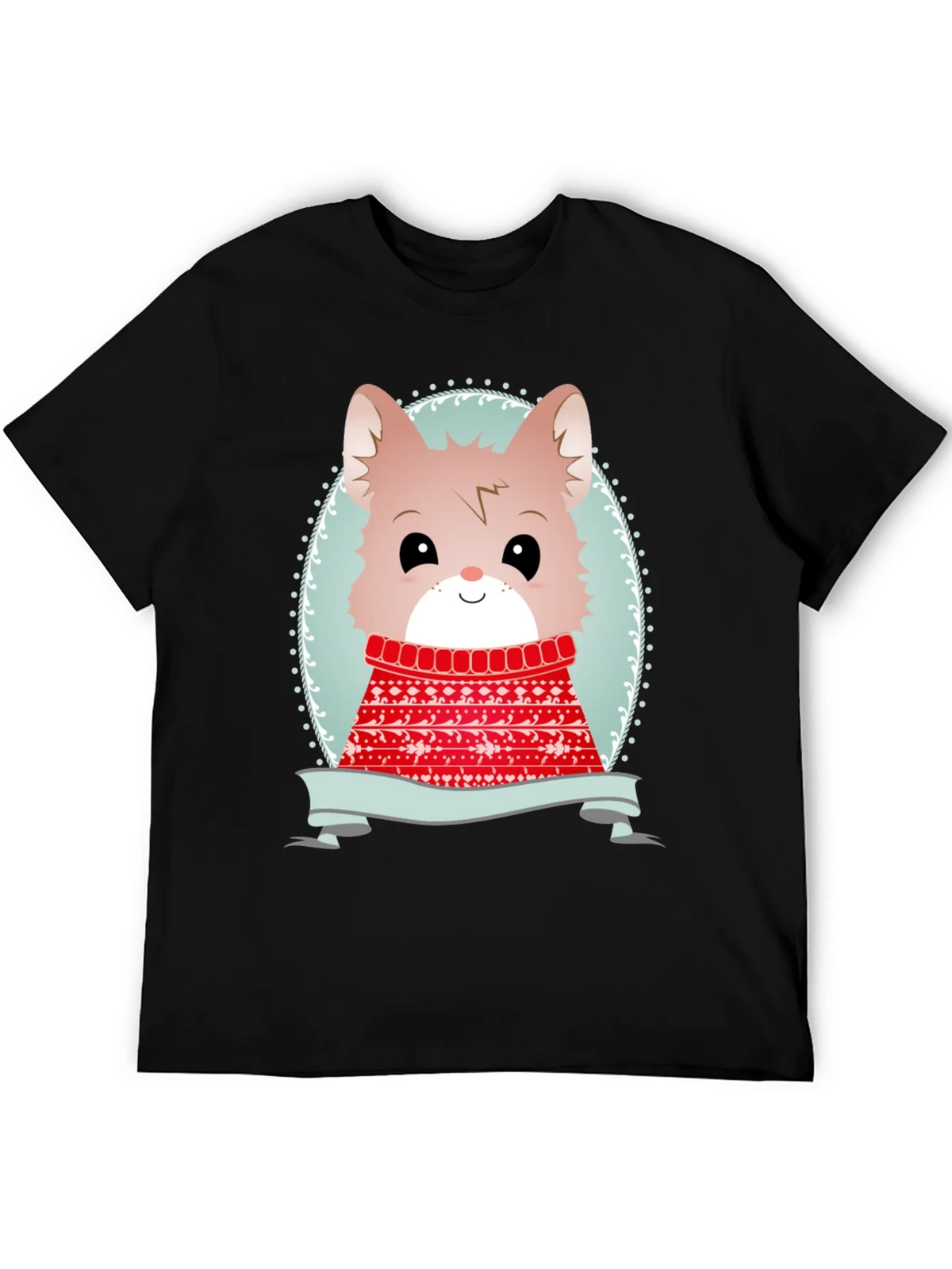 Cute Cartoon Animal Sweater Christmas Tee product image 5