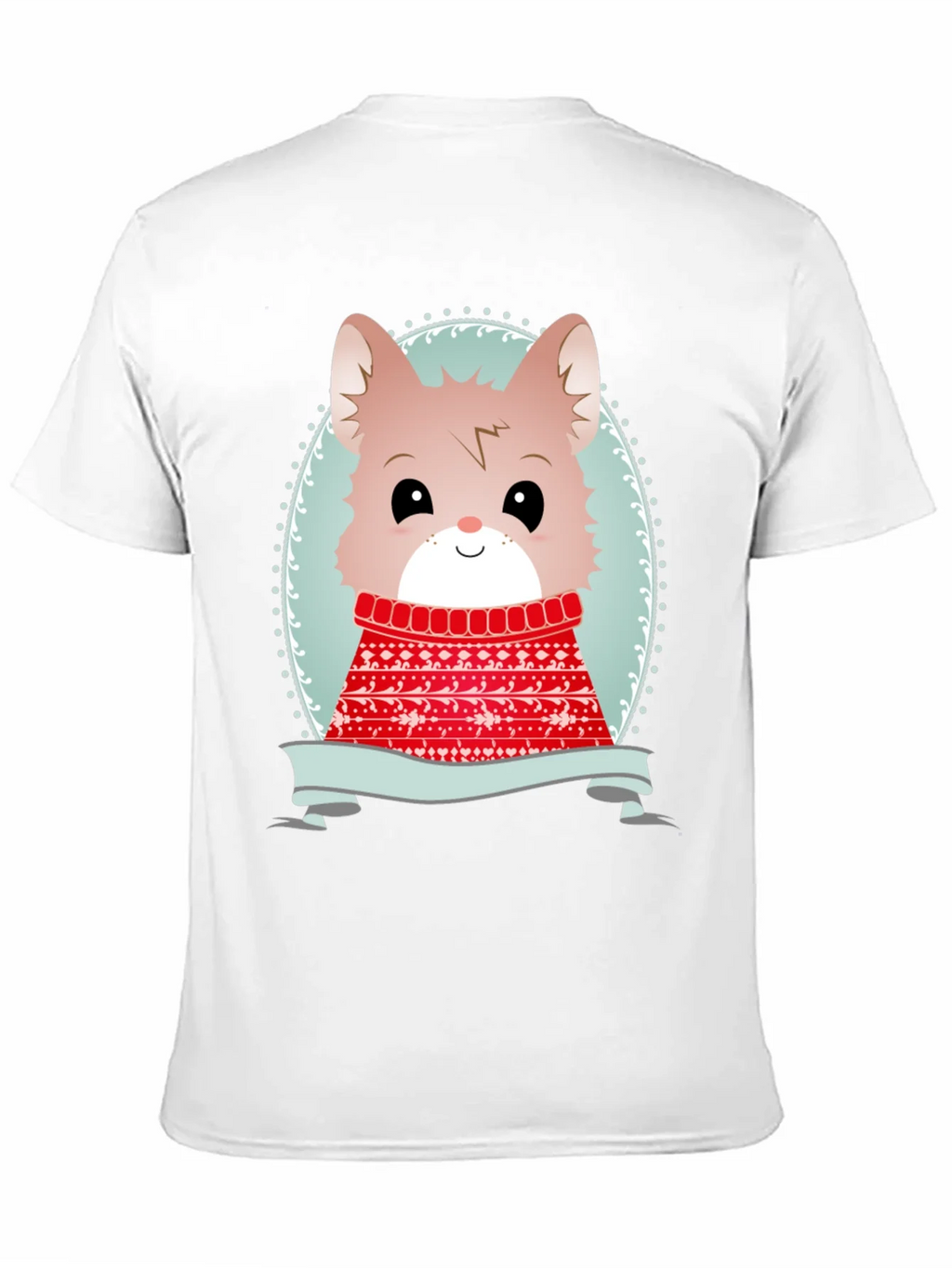 Cute Cartoon Animal Sweater Christmas Tee product image 10