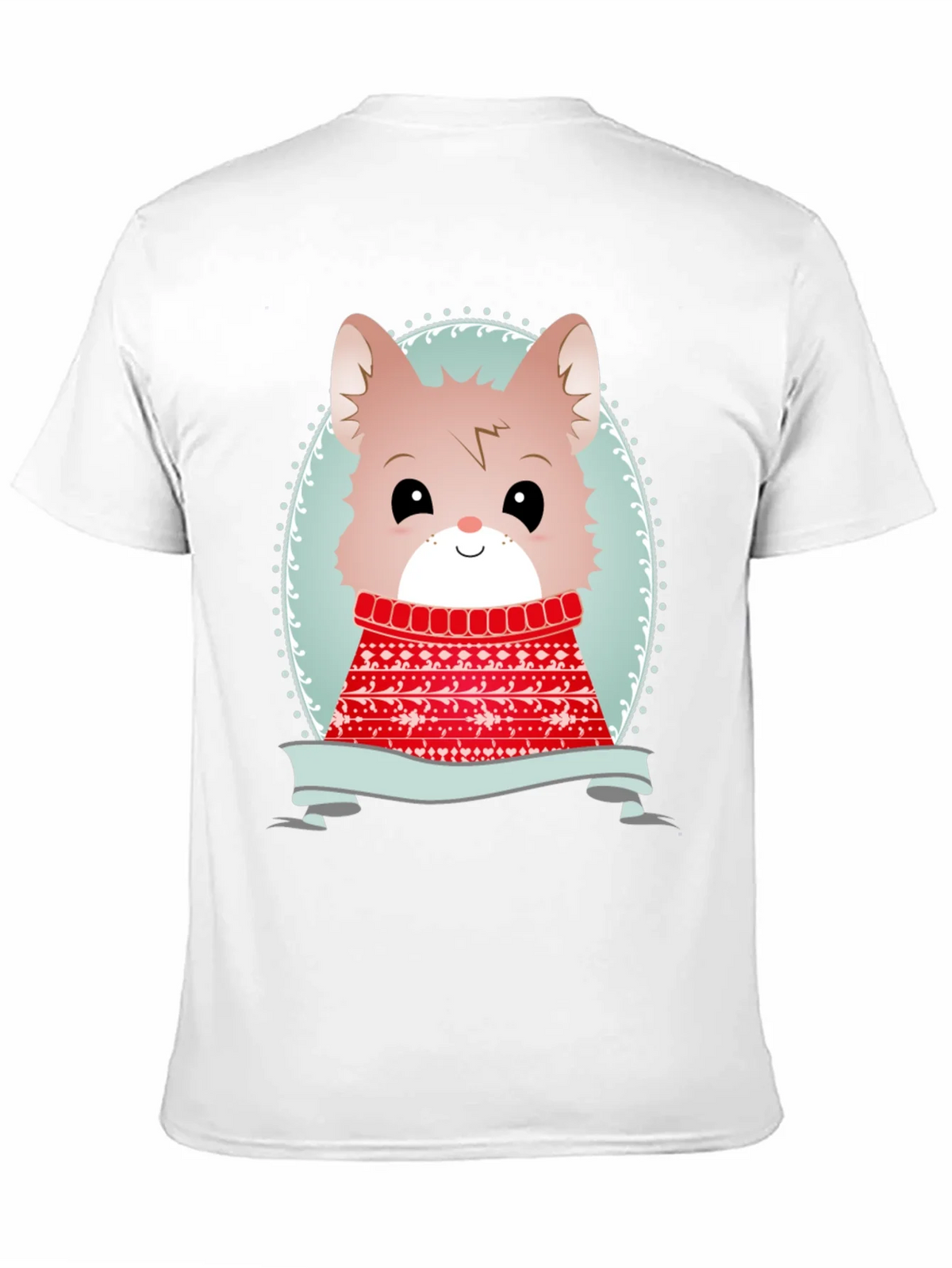 Cute Cartoon Animal Sweater Christmas Tee product image 10
