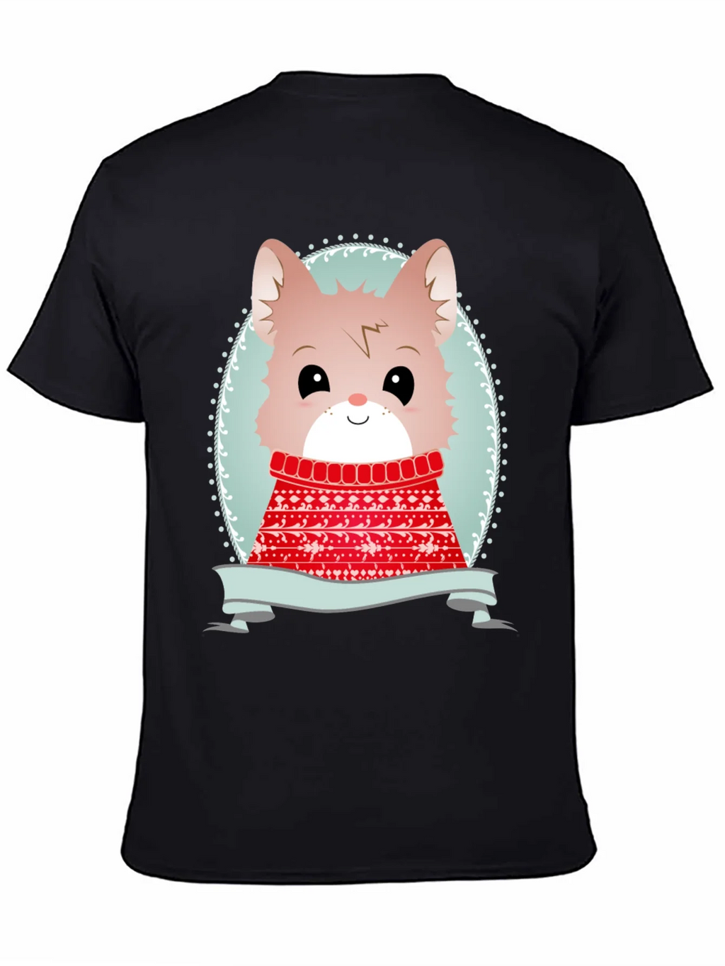 Cute Cartoon Animal Sweater Christmas Tee product image 4