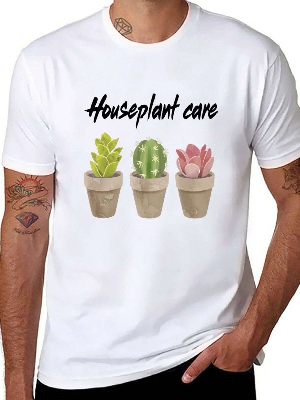 Houseplant Care T-Shirt - Cactus & Succulent Lover product image 2