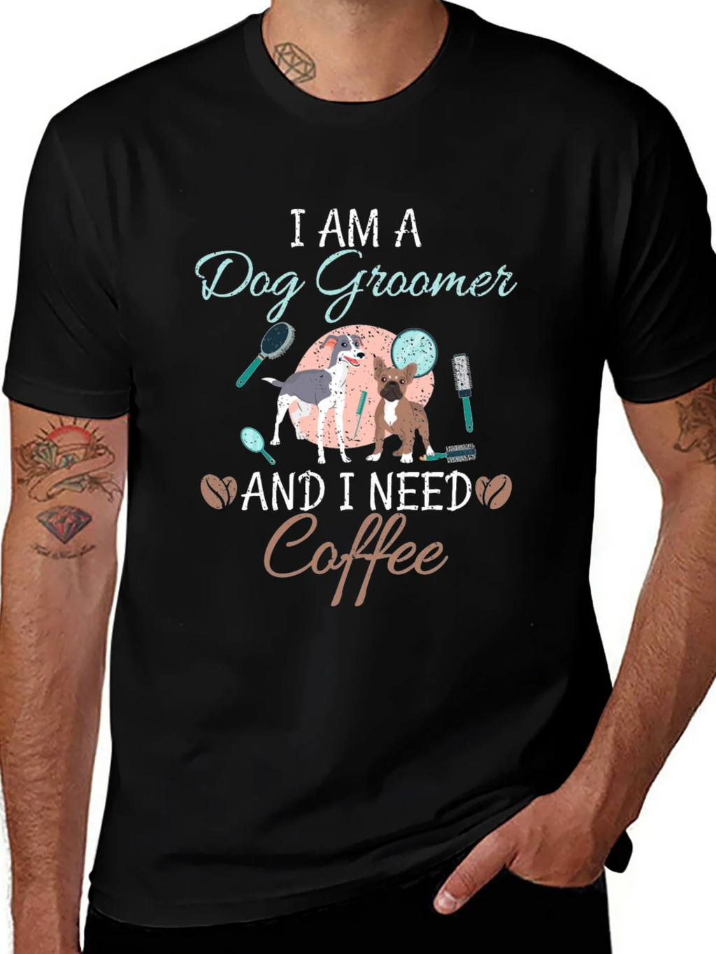 Dog Groomer Coffee T-Shirt - Unisex product image 1