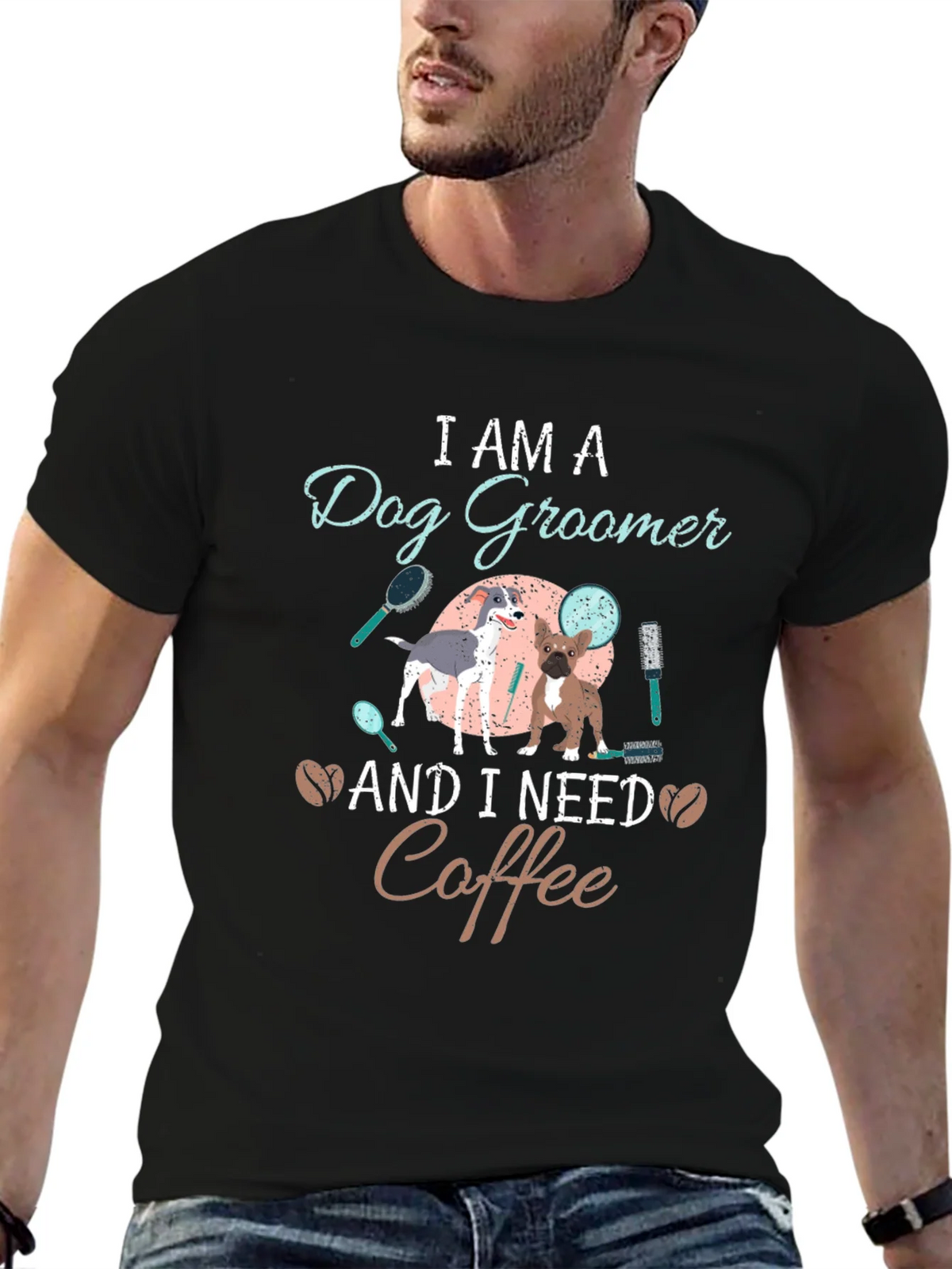 Dog Groomer Coffee T-Shirt - Unisex product image 6