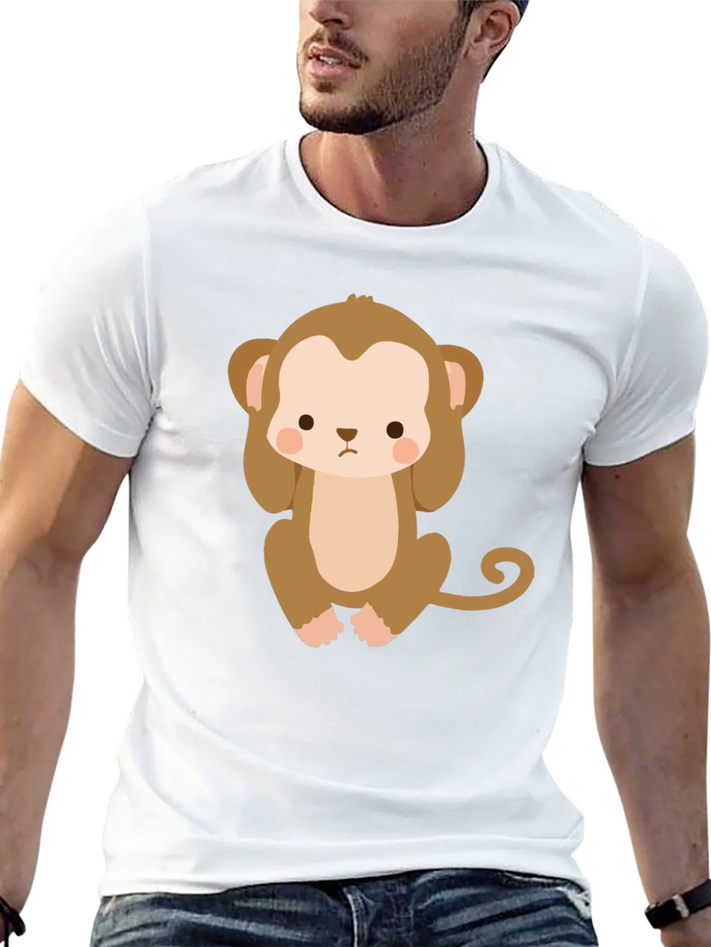 Cute Monkey Graphic T-Shirt product image 12