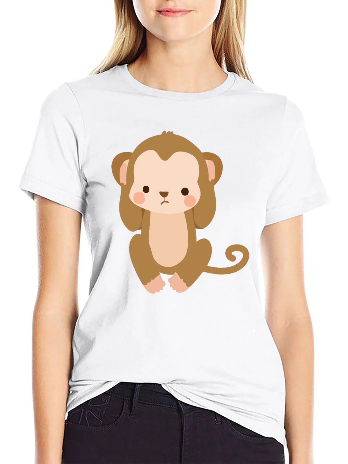 Cute Monkey Graphic T-Shirt product image 8