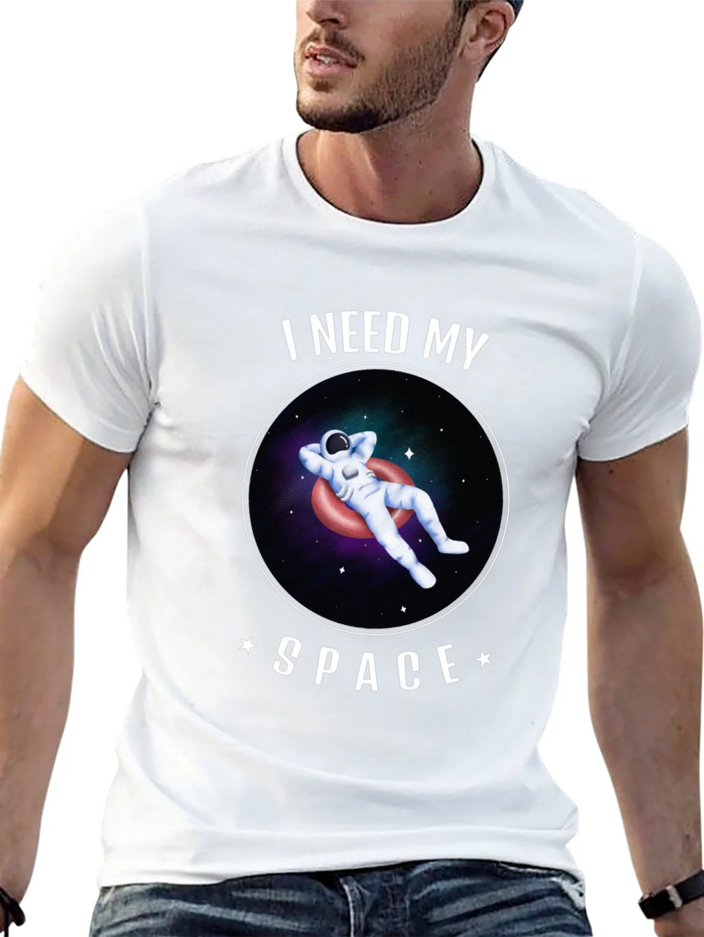 I Need My Space Astronaut Graphic T-Shirt product image 12