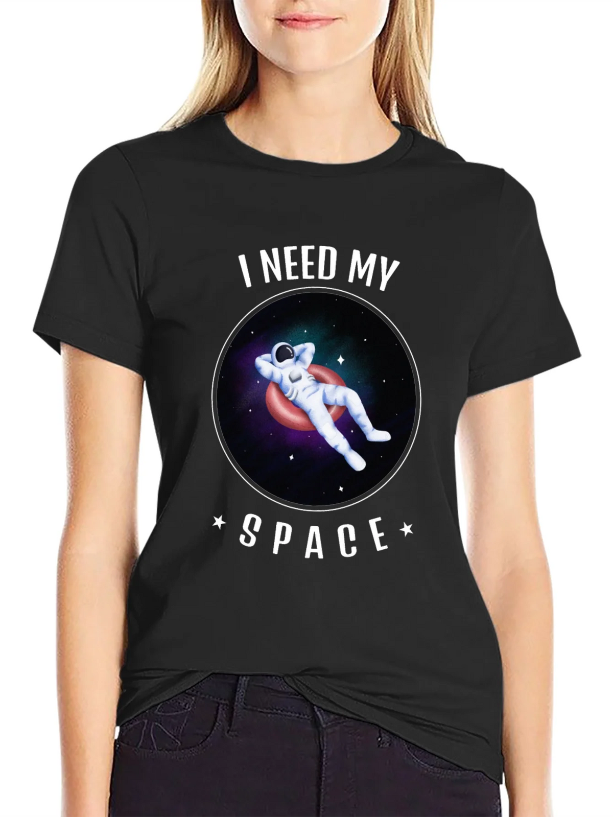 I Need My Space Astronaut Graphic T-Shirt product image 2