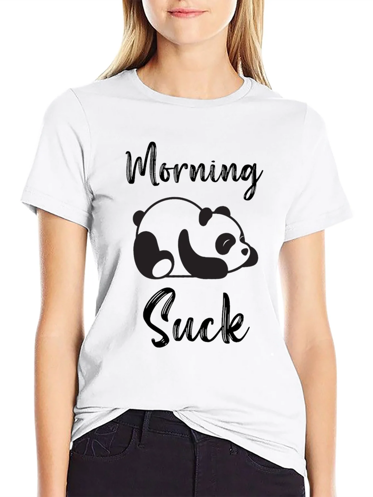 Morning Suck Panda Graphic Tee product image 8