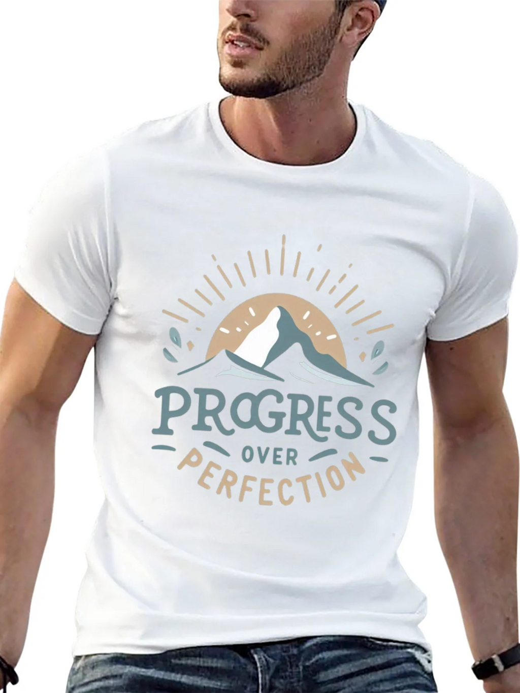 Progress Over Perfection Graphic Tee product image 12