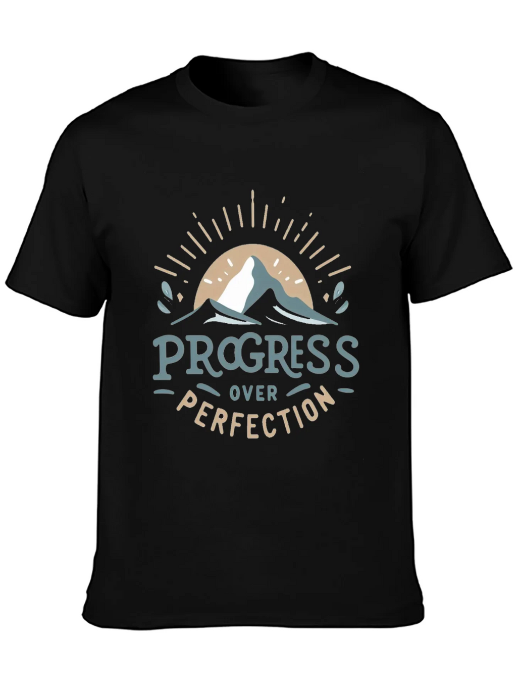 Progress Over Perfection Graphic Tee product image 3