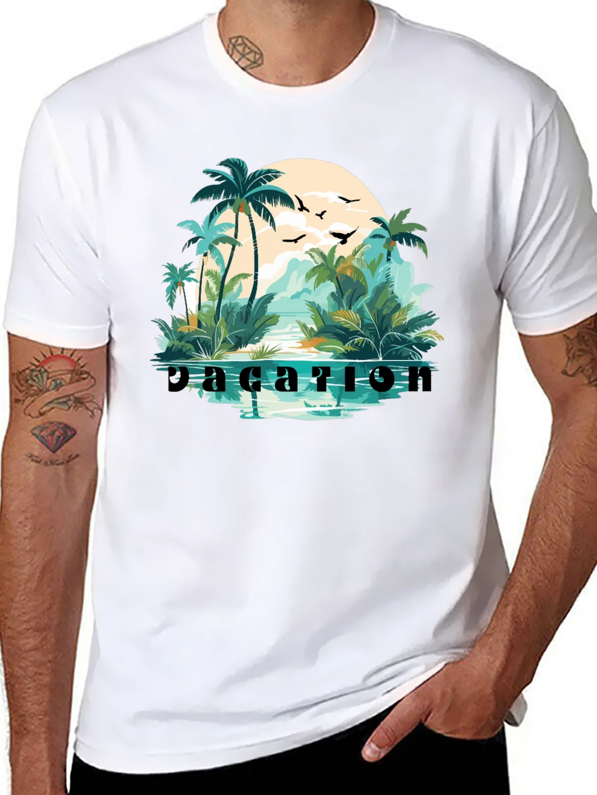 Vacation Paradise Graphic T-Shirt product image 7