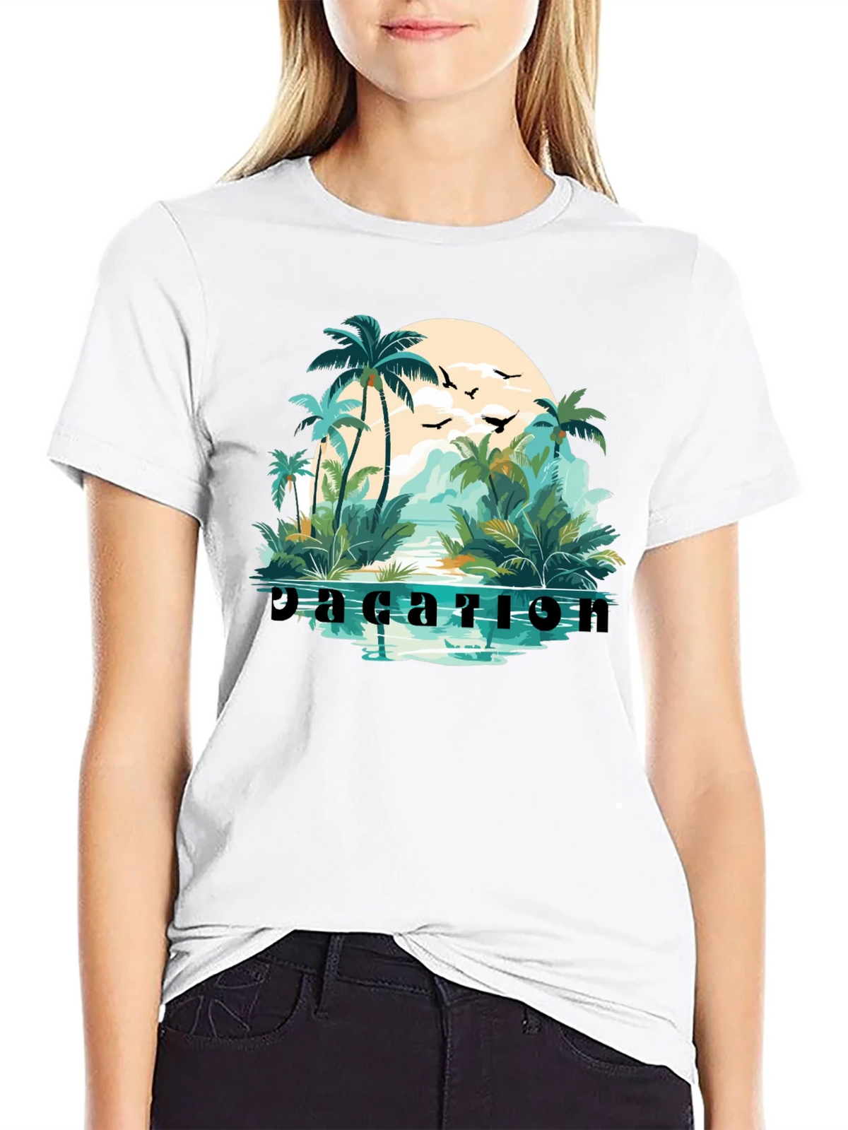 Vacation Paradise Graphic T-Shirt product image 8