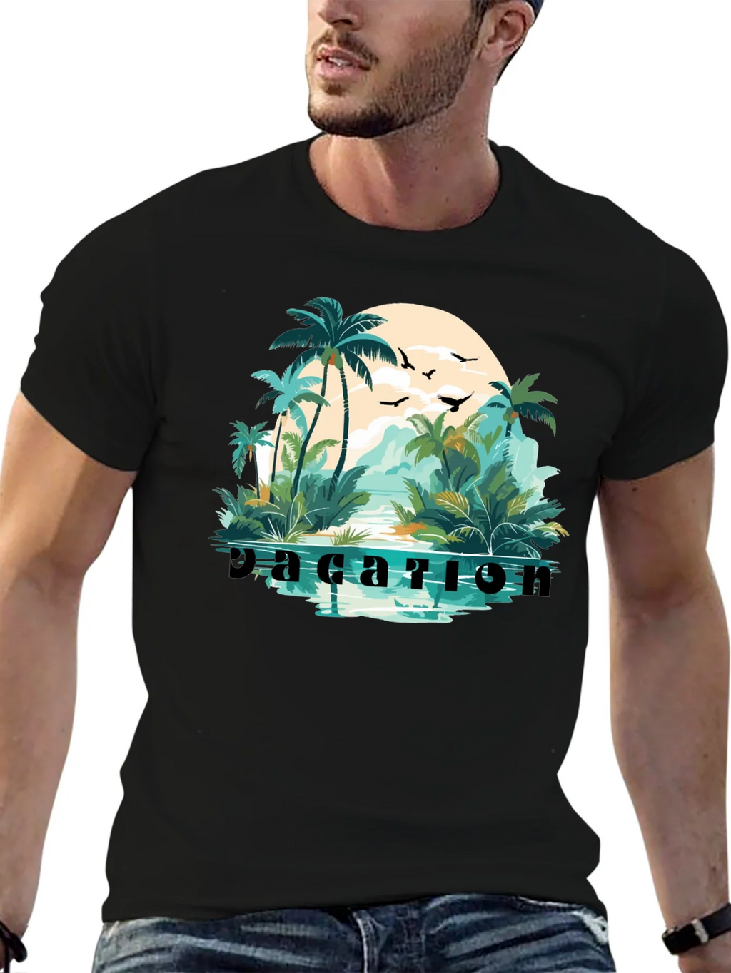 Vacation Paradise Graphic T-Shirt product image 6