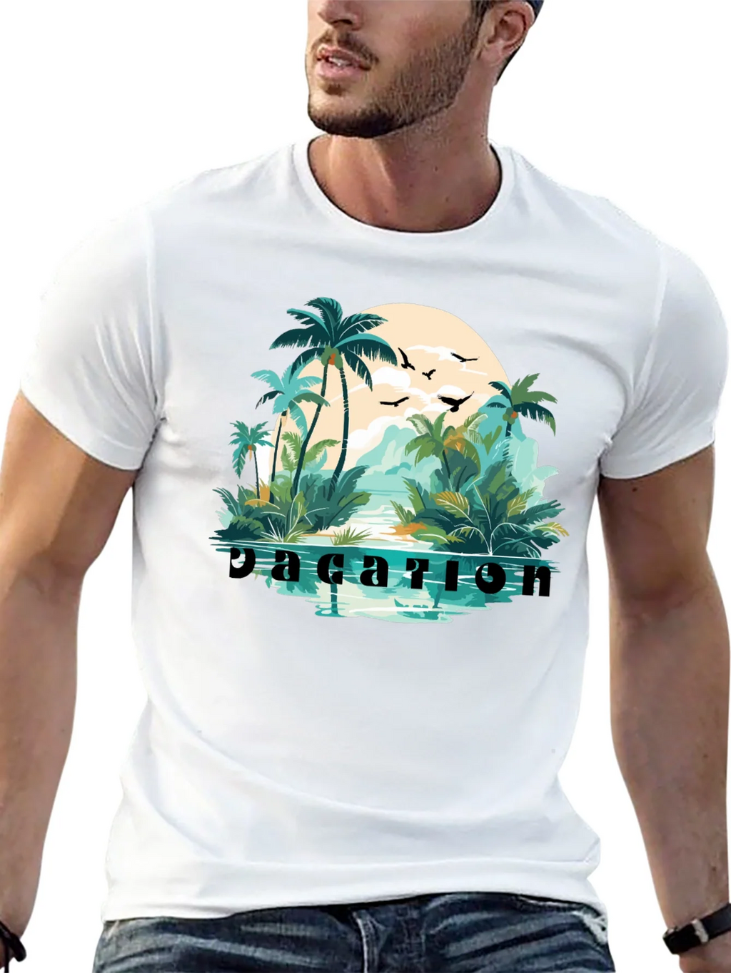 Vacation Paradise Graphic T-Shirt product image 12