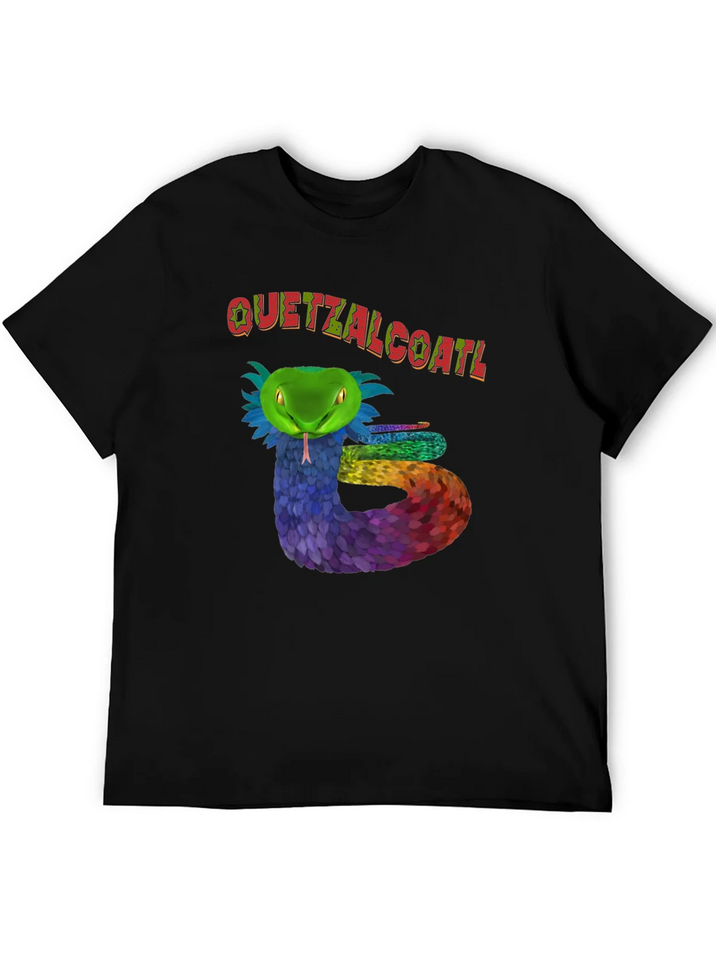 Quetzalcoatl Serpent Graphic T-Shirt product image 5