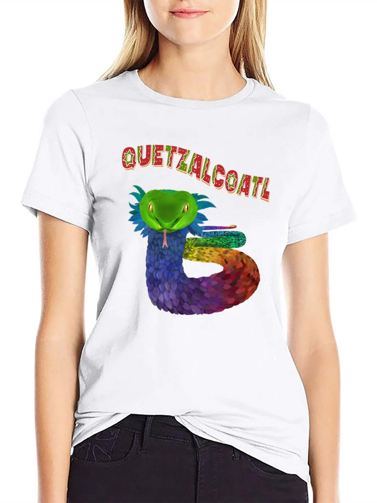 Quetzalcoatl Serpent Graphic T-Shirt product image 8