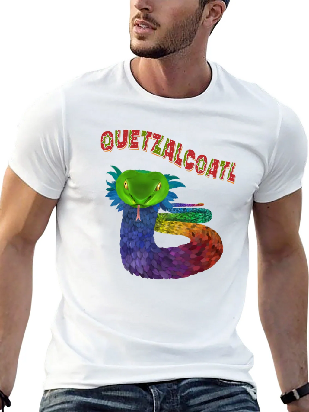 Quetzalcoatl Serpent Graphic T-Shirt product image 12