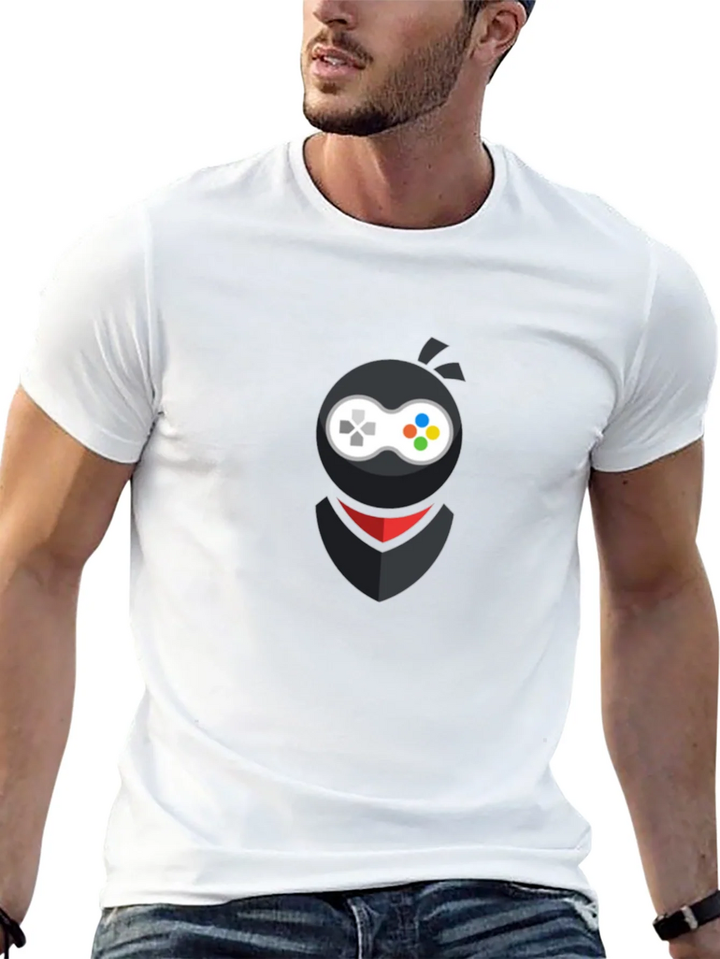 Gamer Ninja Black T-Shirt - Stealth Gaming Style product image 12