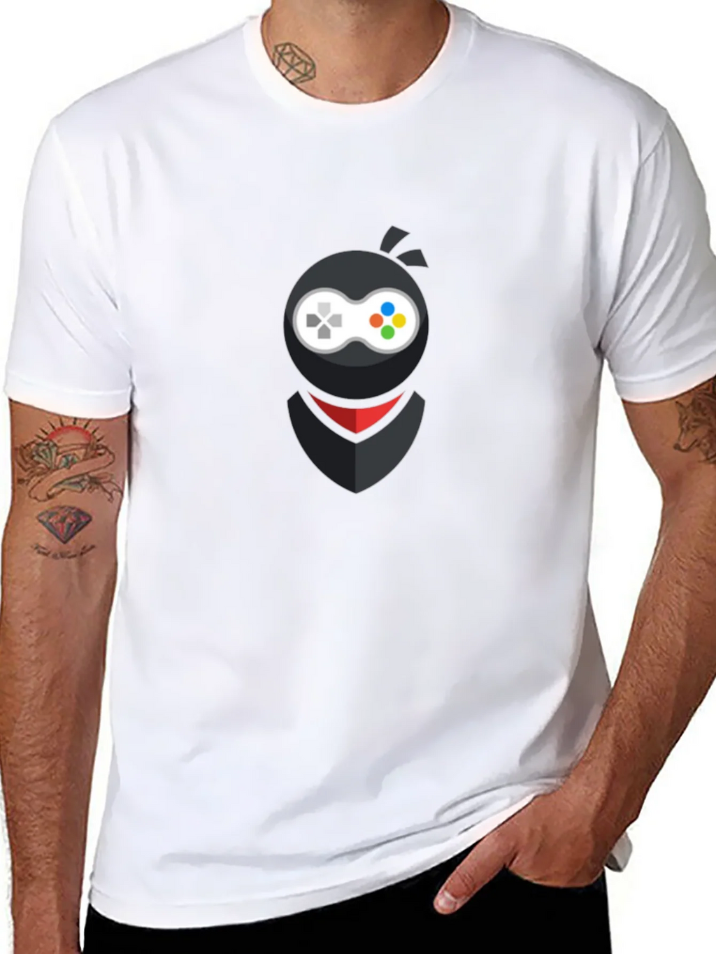 Gamer Ninja Black T-Shirt - Stealth Gaming Style product image 7