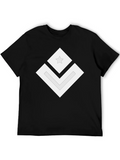 Geometric Star Graphic Tee - Modern Black Shirt product image 1