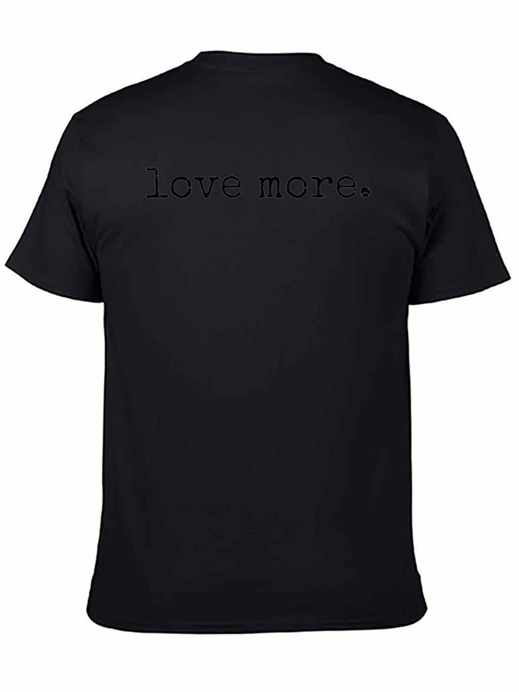 Love More Graphic Tee - Black Casual T-Shirt product image 4