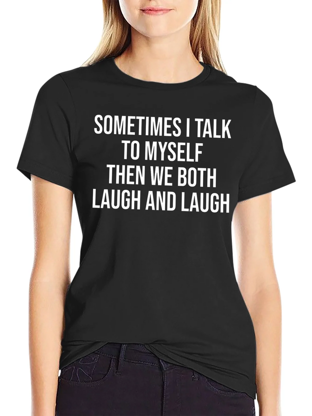 Funny T-Shirt: Sometimes I Talk to Myself... product image 2