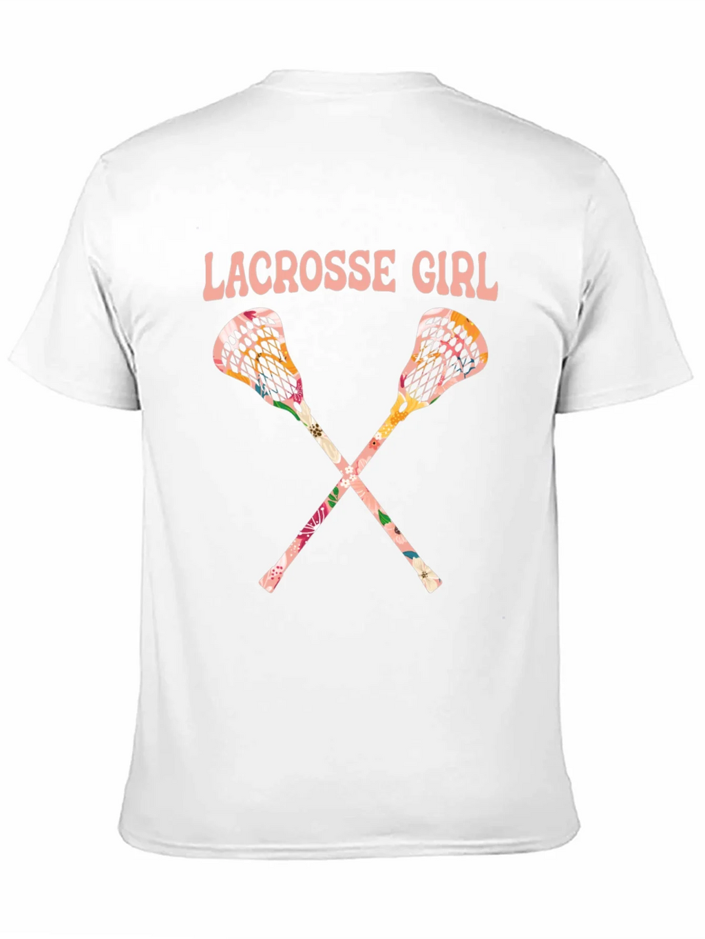 Lacrosse Girl Floral T-Shirt product image 9