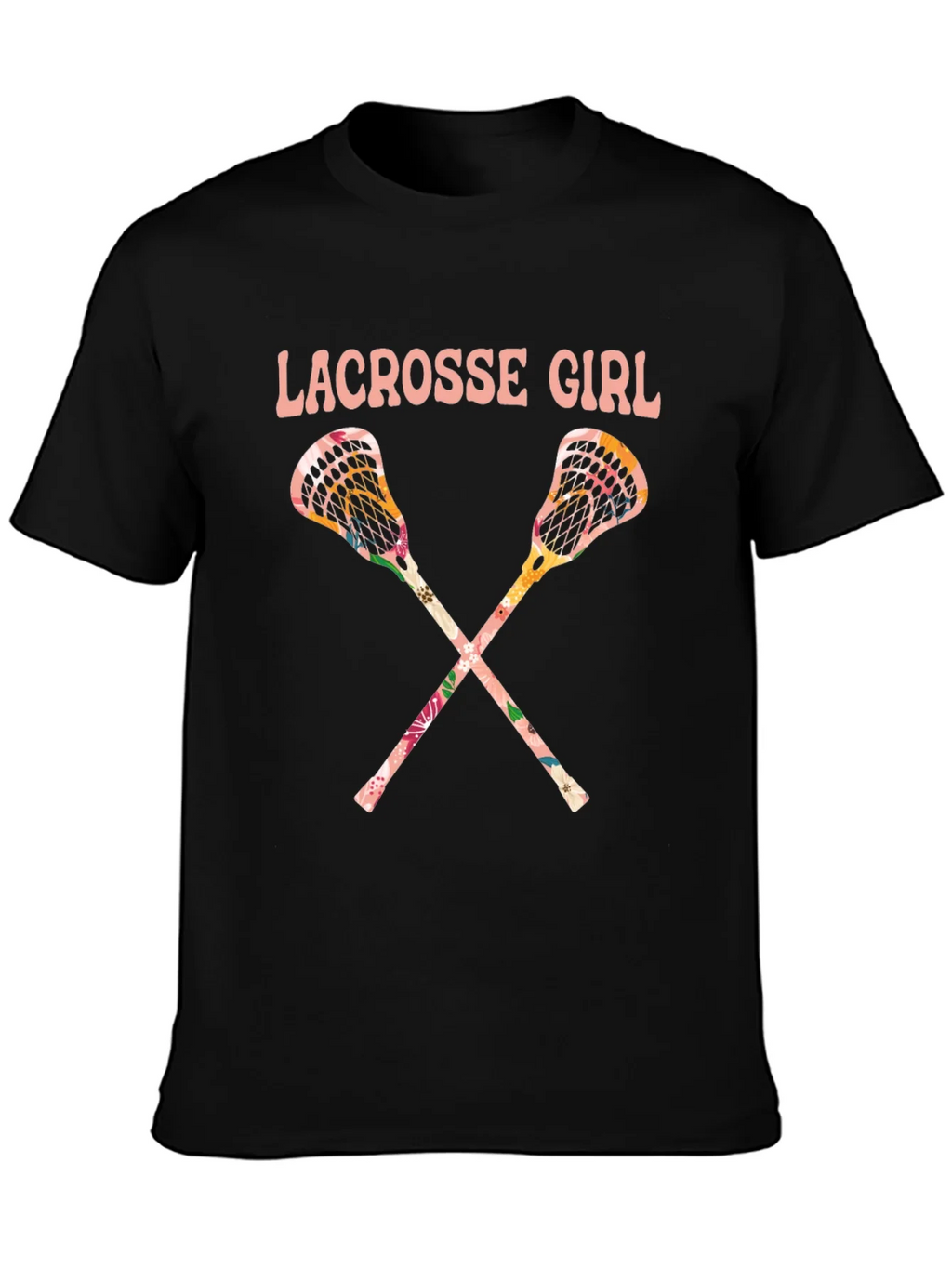 Lacrosse Girl Floral T-Shirt product image 3