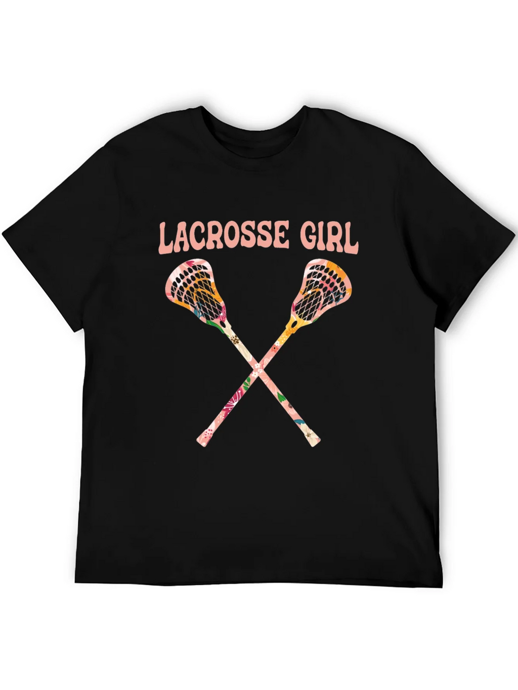 Lacrosse Girl Floral T-Shirt product image 5