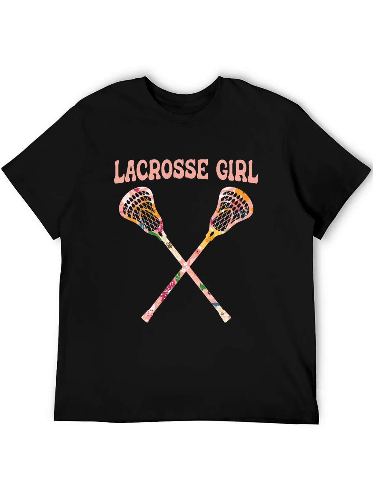 Lacrosse Girl Floral T-Shirt product image 5