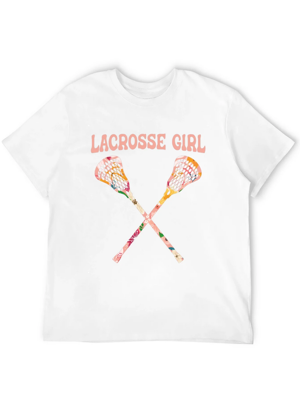 Lacrosse Girl Floral T-Shirt product image 10