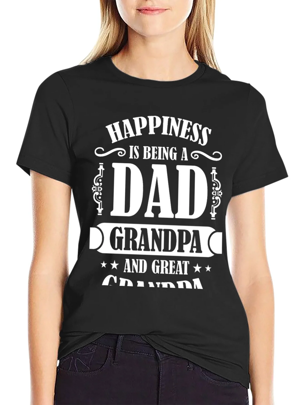 Happiness Dad Grandpa Great T-Shirt product image 2