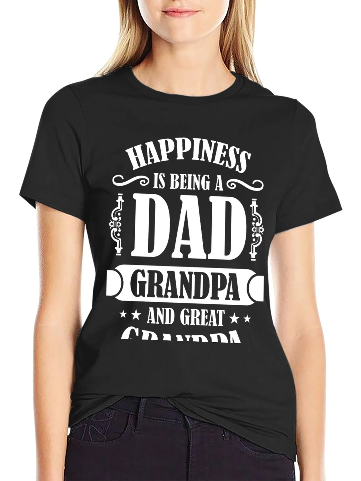Happiness Dad Grandpa Great T-Shirt product image 2
