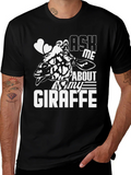 Ask Me About My Giraffe T-Shirt - Fun Animal Tee product image 1