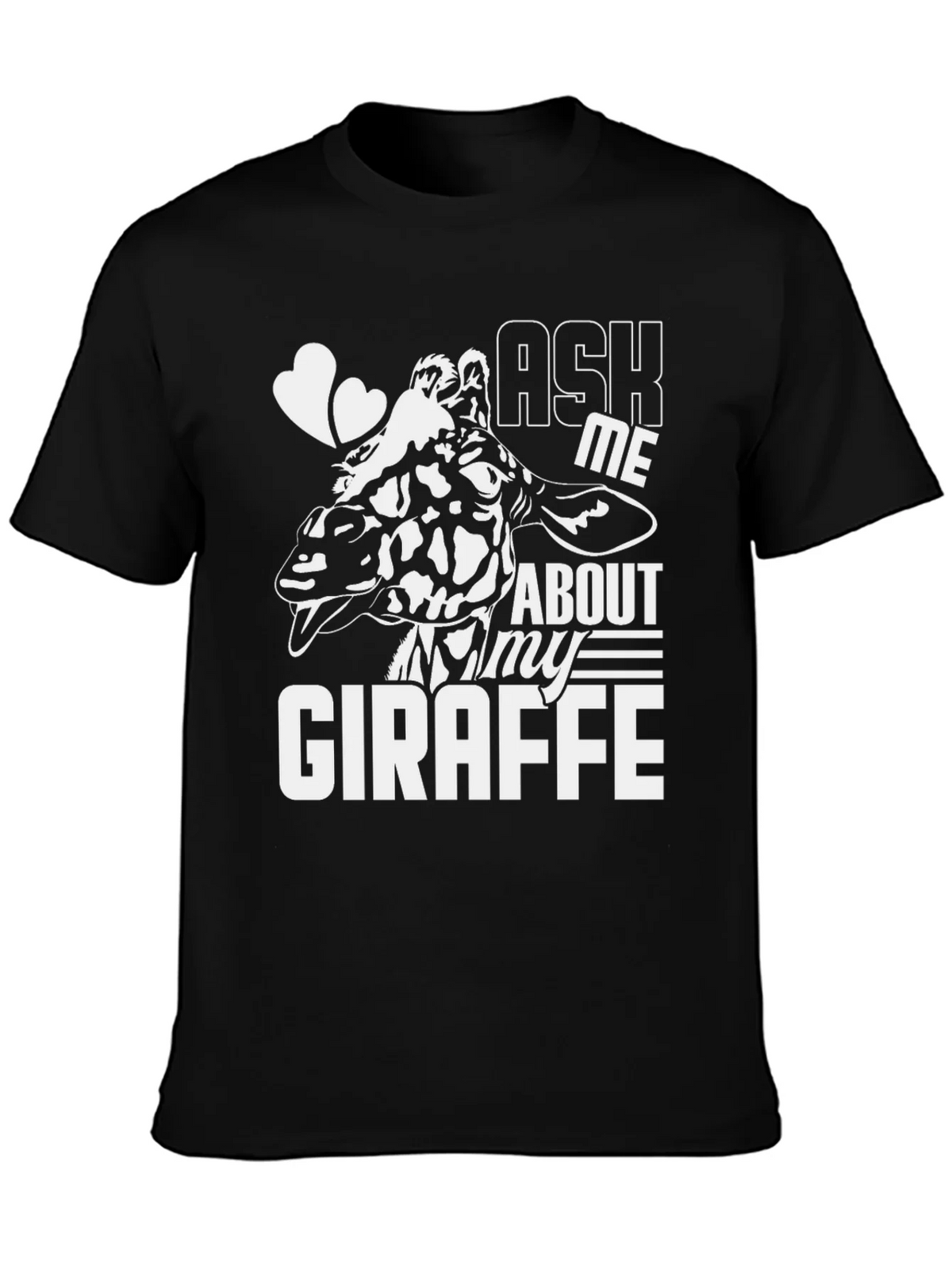 Ask Me About My Giraffe T-Shirt - Fun Animal Tee product image 3