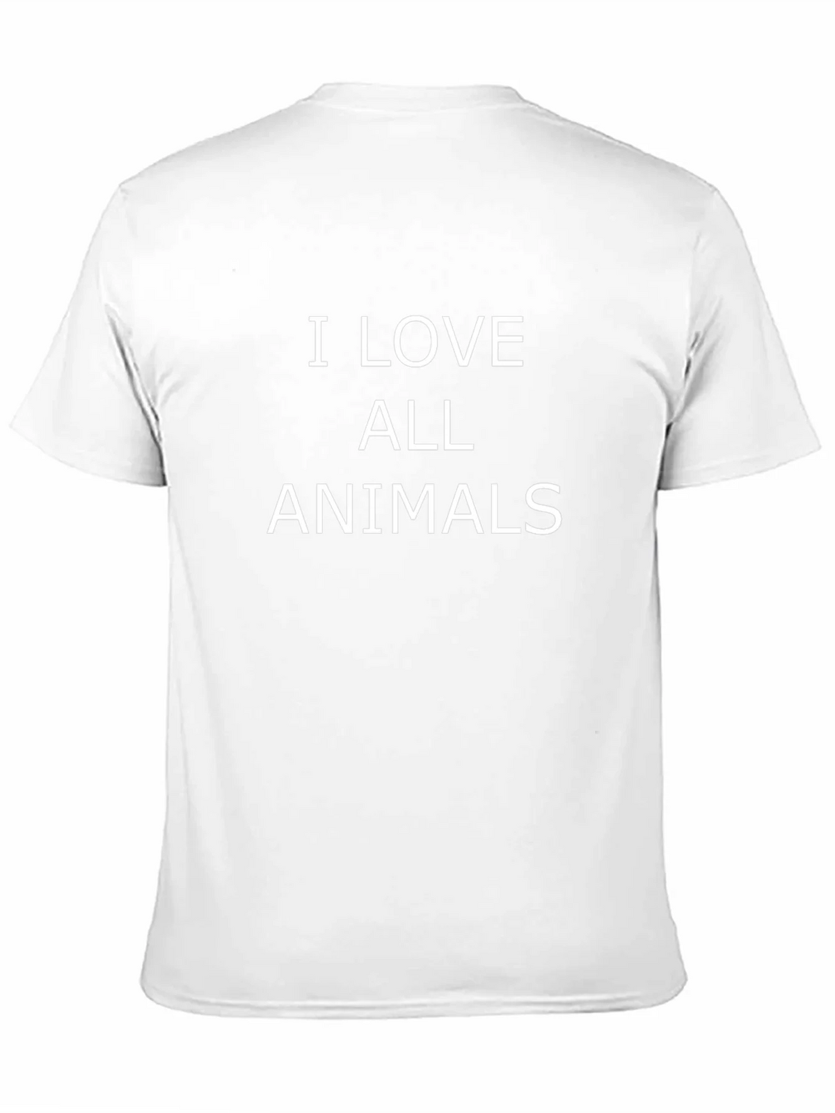 I Love All Animals Graphic Tee - Black product image 10