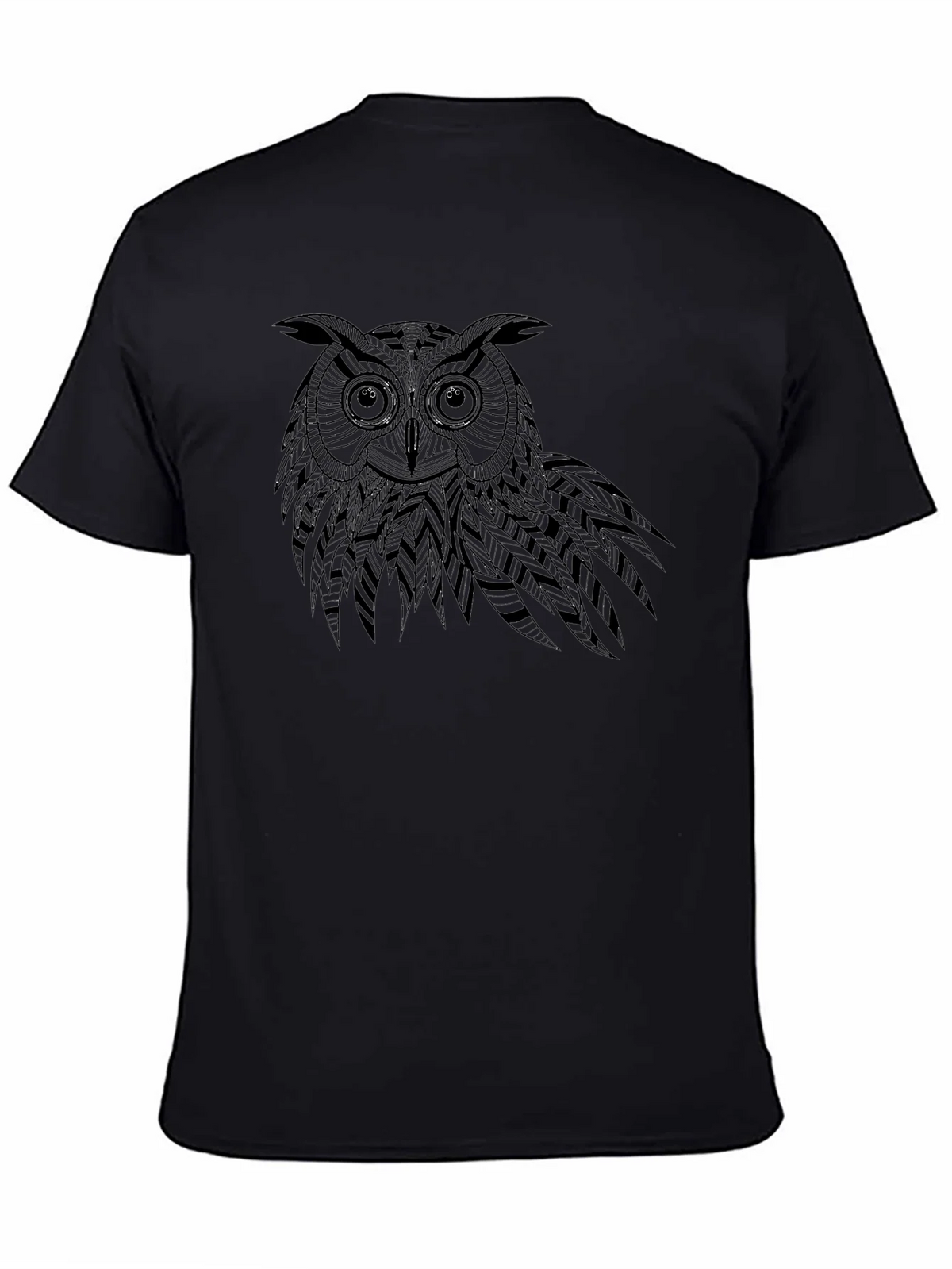 Black Owl Graphic Tee - Unique Design product image 4