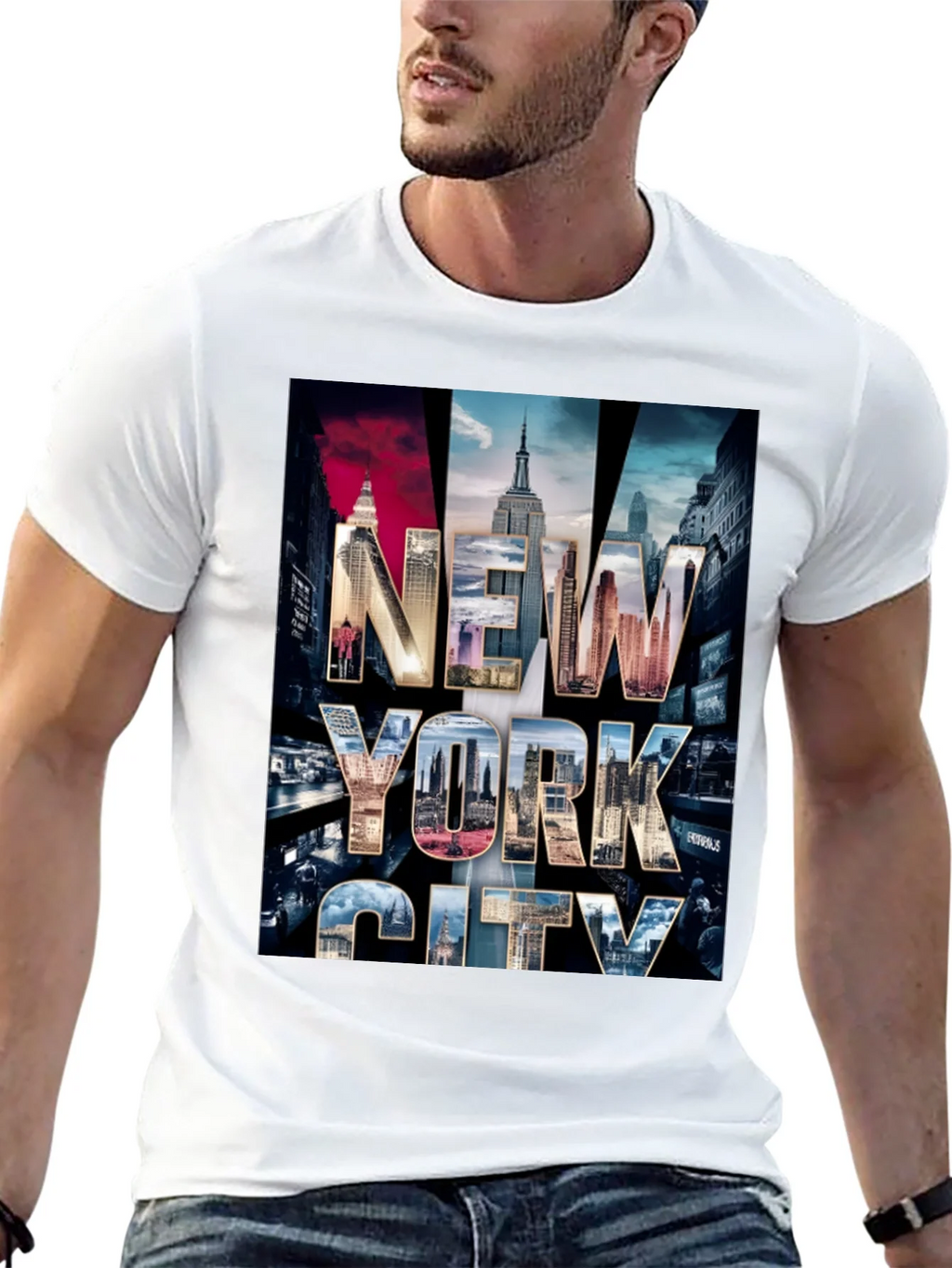 New York City Skyline Graphic Tee product image 10