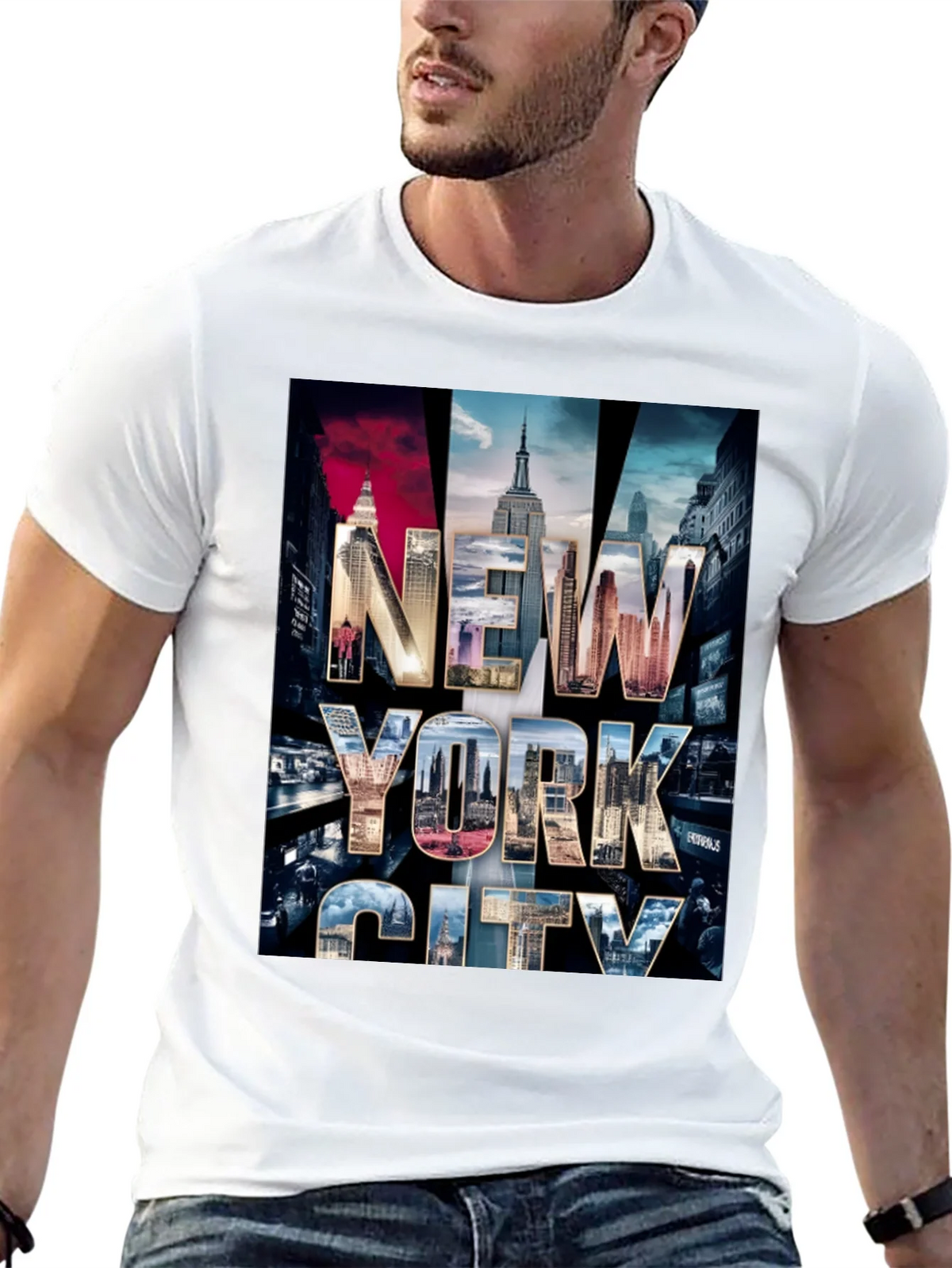 New York City Skyline Graphic Tee product image 10