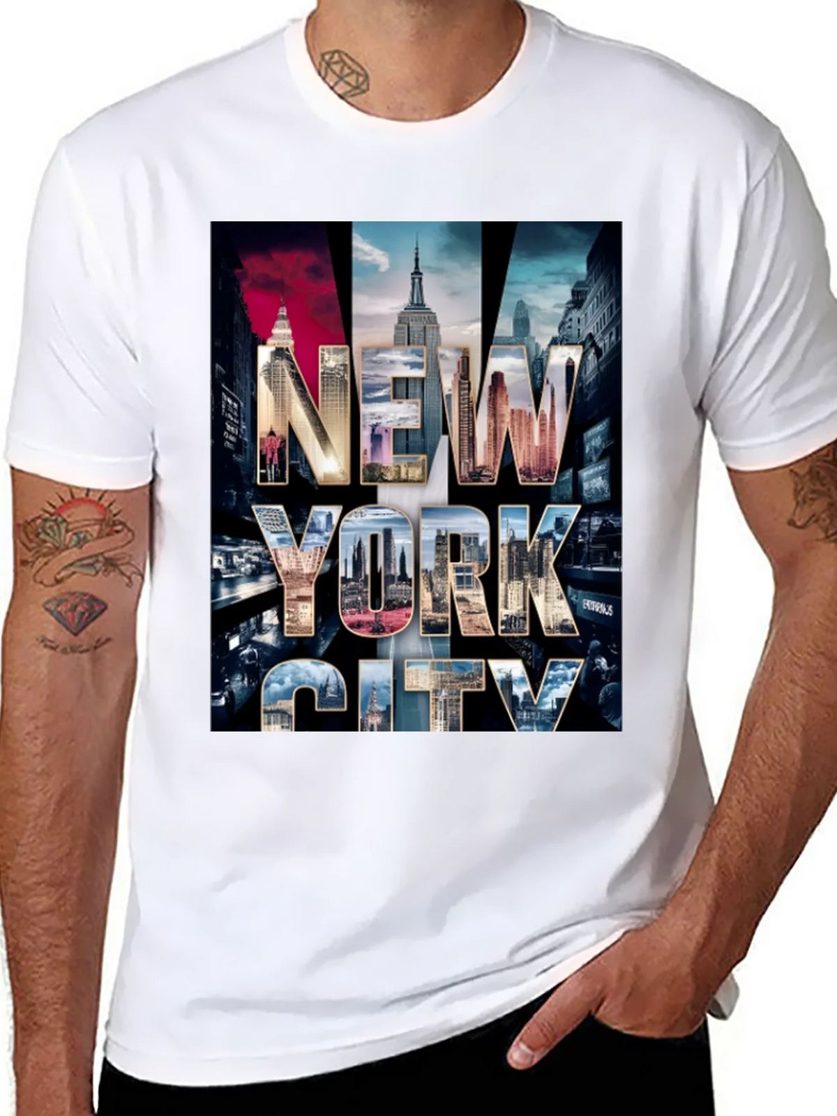 New York City Skyline Graphic Tee product image 6