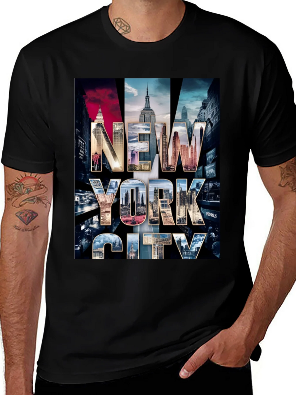 New York City Skyline Graphic Tee product image 1