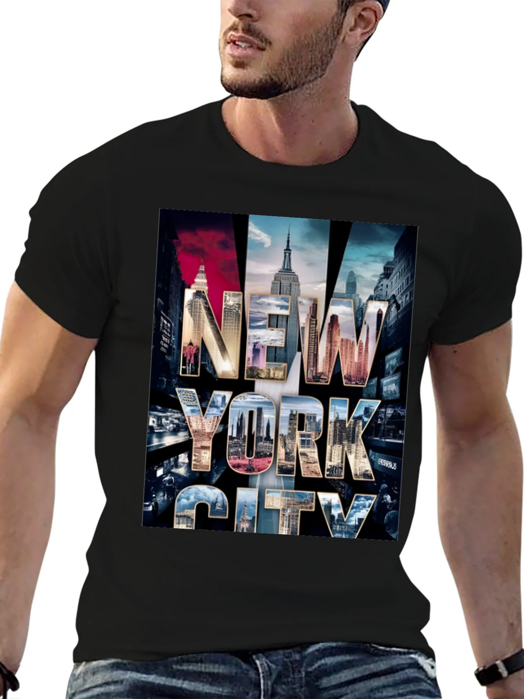 New York City Skyline Graphic Tee product image 5