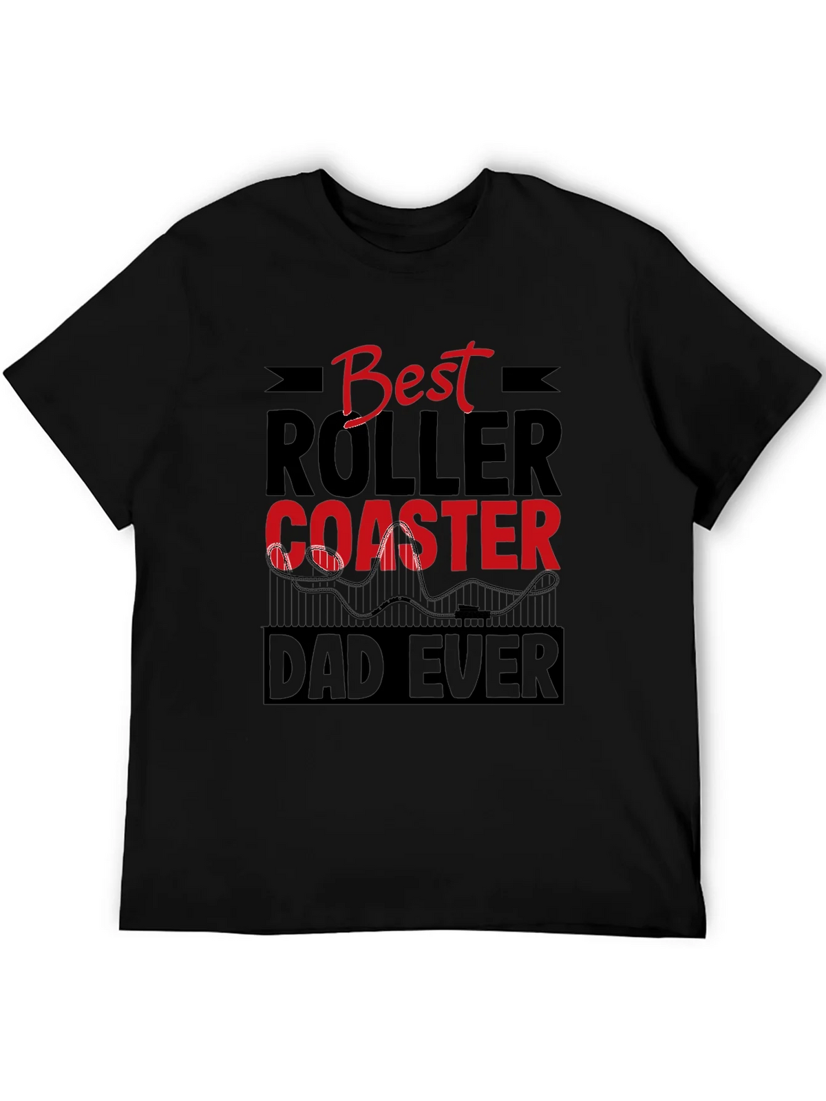 Best Roller Coaster Dad Ever T-Shirt product image 5