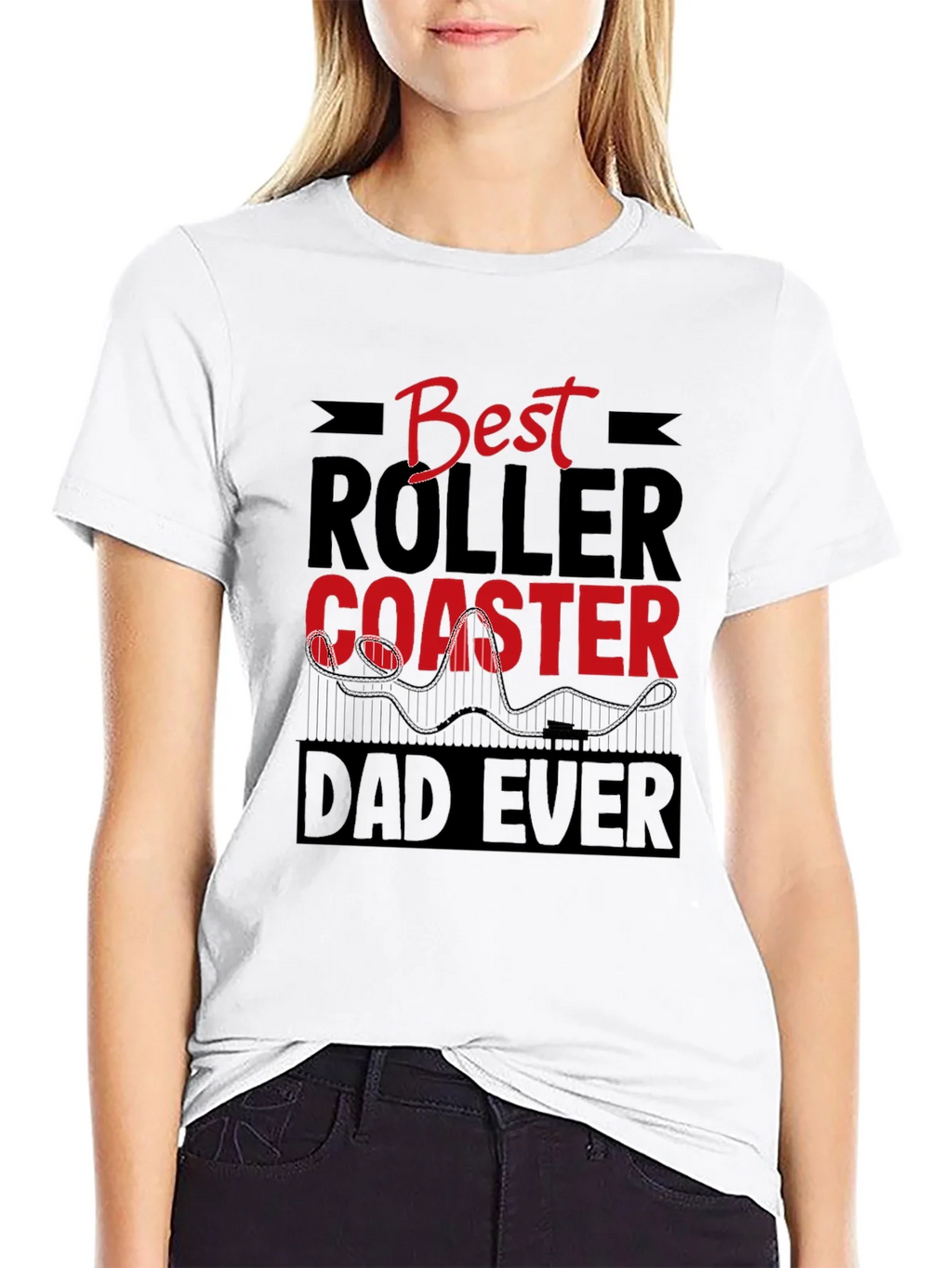 Best Roller Coaster Dad Ever T-Shirt product image 8